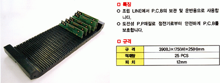 CONDUCTIVE P.C.B RACK(KSD-210)
