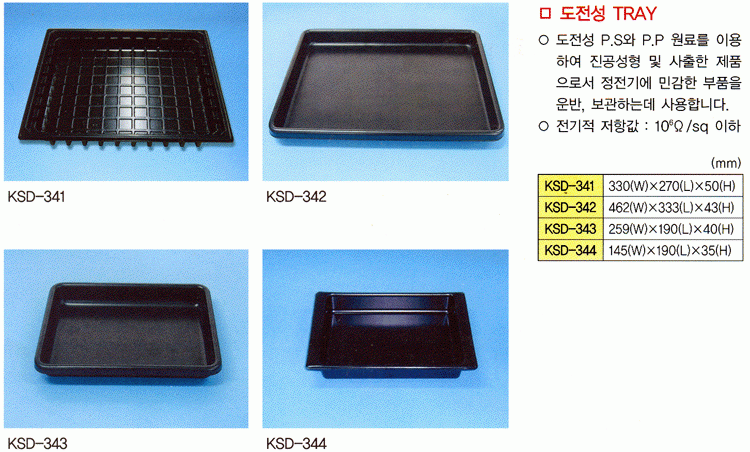 CONDUCTIVE TRAY (KSD-341~344)