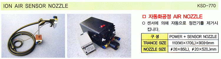 ION AIR SENSOR NOZZLE (KSD-770)